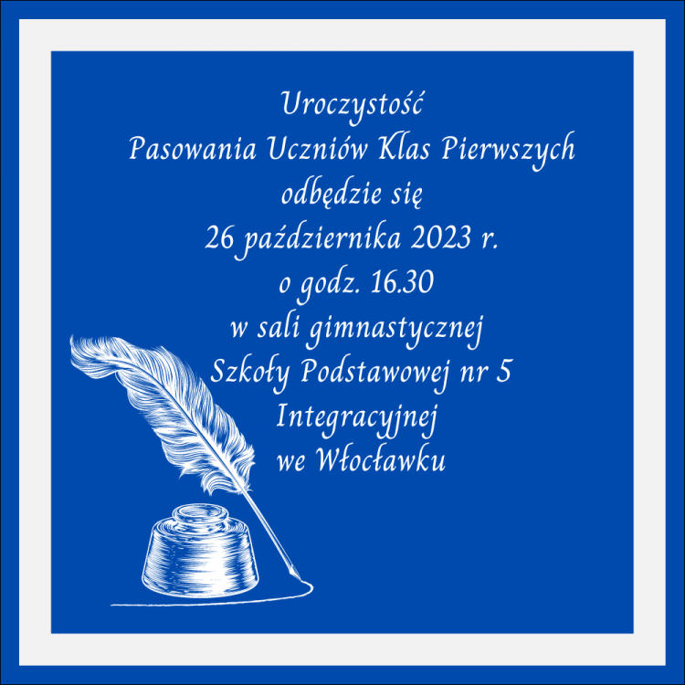 Uroczystość Pasowania Uczniów Klas Pierwszych 2023 2024 Szkoła