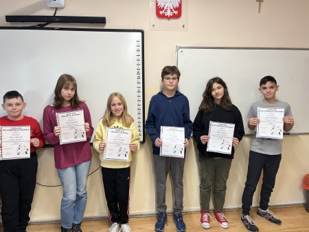 Szkolny konkurs matematyczny „Mistrz Sudoku”