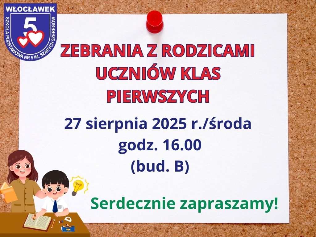 Zebrania z Rodzicami Uczniów klas 1