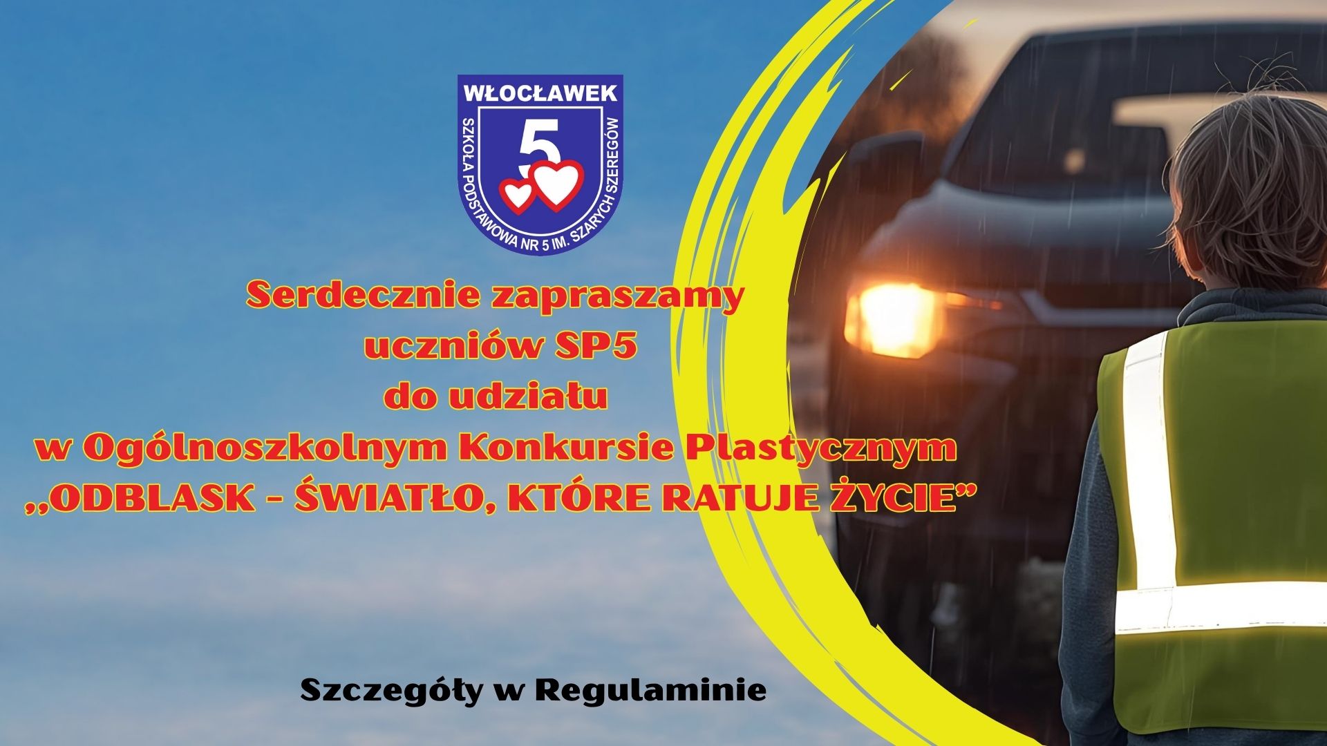 Konkurs pn. ''Odblask - światło które ratuje życie''