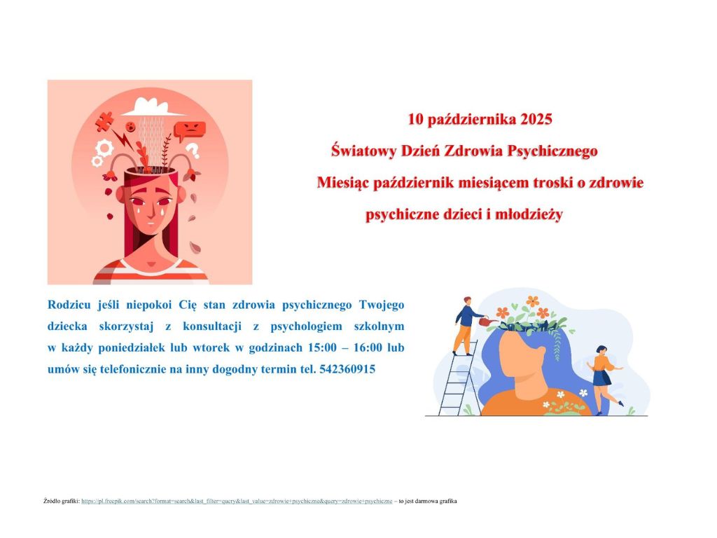 10 października 2025 Światowy Dzień Zdrowia Psychicznego
