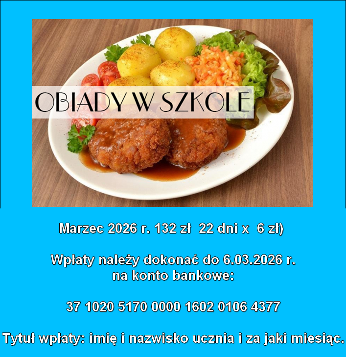 Obiady w marcu 2026 r.