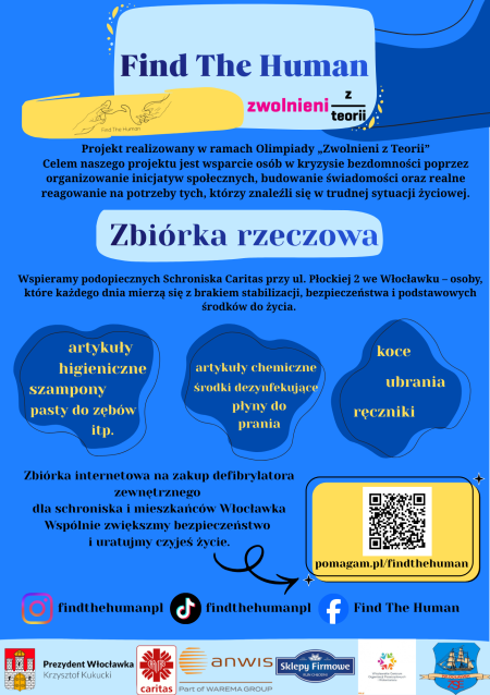 Projekt „Find The Human” – uczniowie Ekonomika wspólnie z SP 5