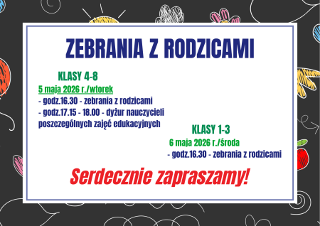ZEBRANIA Z RODZICAMI