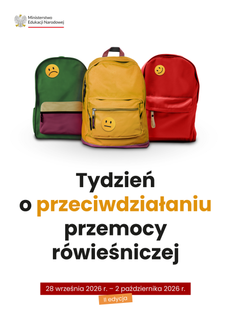 Tydzień przeciwdziałania przemocy rówieśniczej w szkołach i placówkach