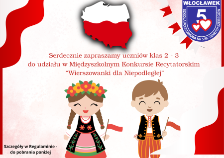 Międzyszkolny konkurs recytatorski „Wierszowanki dla Niepodległej”